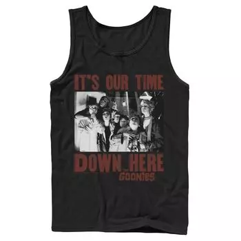 Мужская майка с текстом The Goonies It’s Our Time Down Here Licensed Character