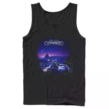Мужская майка с выцветшим рисунком Disney/Pixar Onward Poster Licensed Character