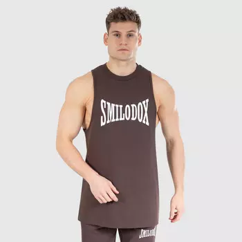 Мужская майка Smilodox, коричневый
