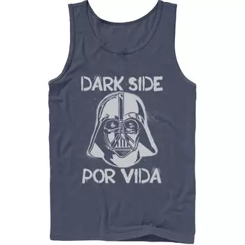Мужская майка со штампом «Звездные войны Дарт Вейдер» Dark Side Por Vida Star Wars