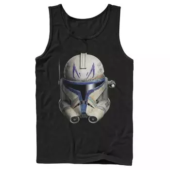 Мужская майка Star Wars: Clone Wars Clone Commander Rex Big Face Licensed Character