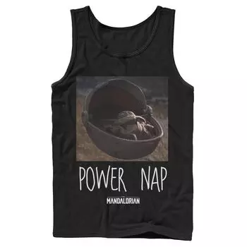 Мужская майка Star Wars The Mandalorian The Child Power Nap Tank Licensed Character