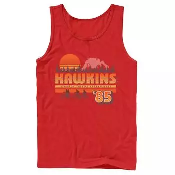 Мужская майка «Stranger Things» Hawkins Strange Things 85 в стиле ретро Licensed Character