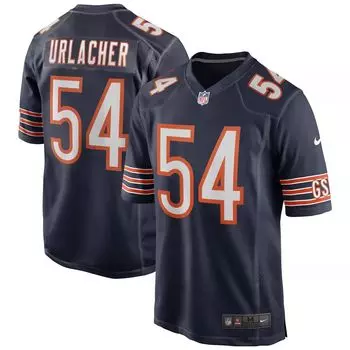 Мужская майка темно-синего цвета для игрока в отставке Брайана Урлахера Chicago Bears Game Nike