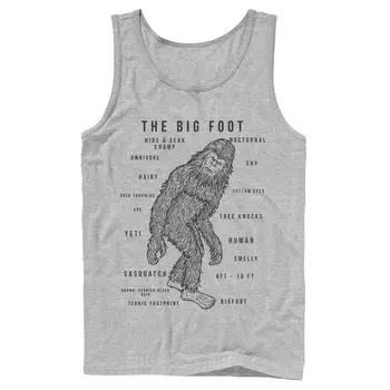 Мужская майка The Big Foot Facts Licensed Character