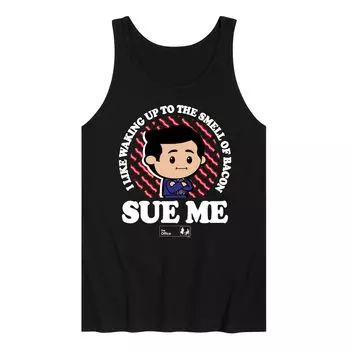 Мужская майка The Office Bacon Sue Me Licensed Character