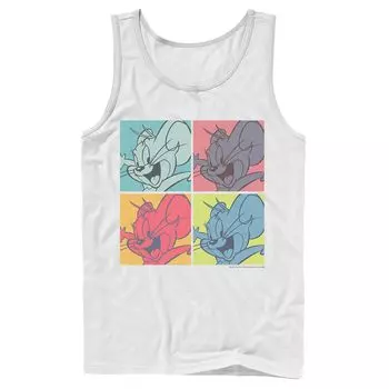 Мужская майка Tom And Jerry Pop Art Box Up Licensed Character