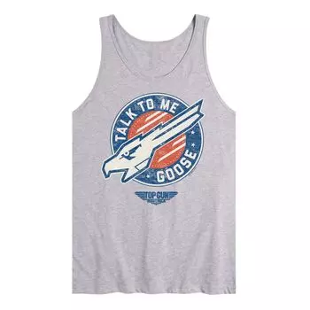 Мужская майка Top Gun Maverick Talk To Me Goose Tank Licensed Character