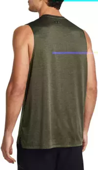 Мужская майка Under Armour Tech Vent, цвет Marine Od Gn/Marine Od Gn
