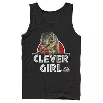 Мужская майка Velociraptor «Парк Юрского периода» Real Clever Licensed Character
