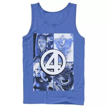 Мужская майка в коробке с логотипом Marvel Fantastic Four Group Shot Licensed Character