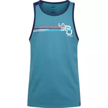 Мужская майка в полоску Cube La Sportiva, бирюзовый