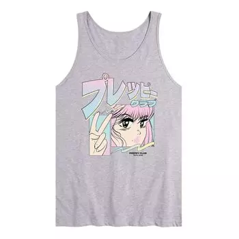 Мужская майка в стиле аниме Preppy Club Licensed Character
