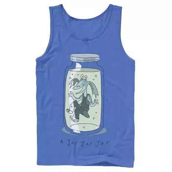 Мужская майка «Звездные войны» Jar Jar Jar Tank Licensed Character