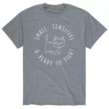 Мужская маленькая футболка Sensative And Ready Licensed Character