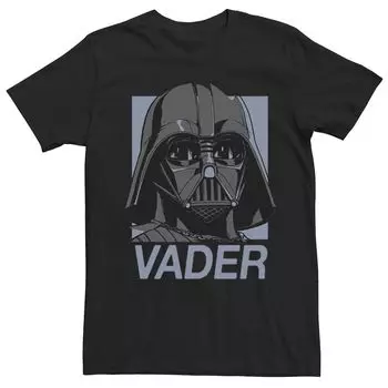 Мужская маска Дарта Вейдера, синяя квадратная футболка Star Wars