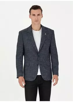 Мужская микро-куртка Slim Fit темно-синего цвета R20044/SC Pierre Cardin, темно-синий