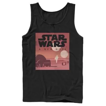 Мужская минималистичная майка Star Wars New Hope
