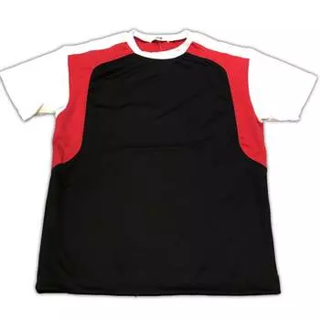 Мужская модная футболка Moto Cross черного/красного/белого цвета EPTM