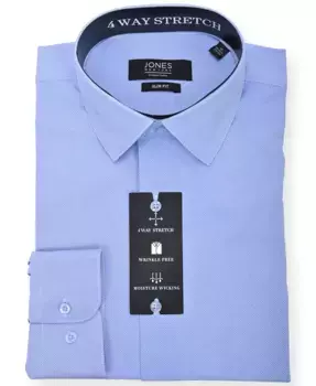 Мужская модная рубашка с принтом Della Robia Jones New York, синий