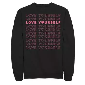 Мужская мотивационная толстовка Love Yourself Licensed Character