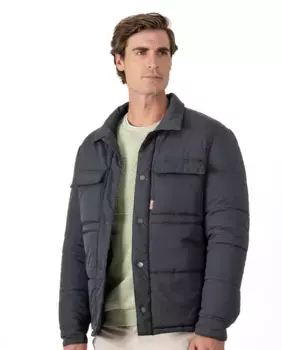 Мужская мягкая парка на пуговицах Makarthy, темно-серый