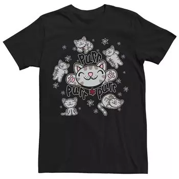 Мужская мягкая теплая футболка Kitty «Теория большого взрыва» Kitty Licensed Character