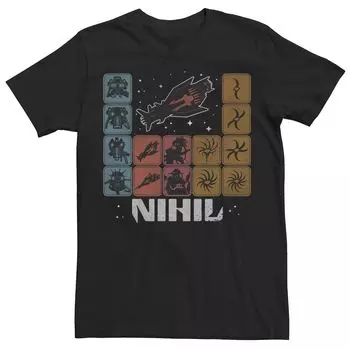 Мужская настольная футболка «Звездные войны» Periodic Nihil Licensed Character