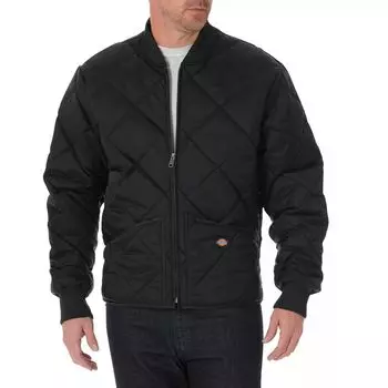 Мужская нейлоновая куртка с ромбовидной стежкой Dickies, черный