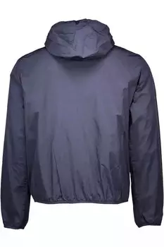 Мужская нейлоновая спортивная куртка Gant Chic с капюшоном, синий