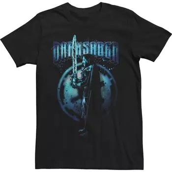 Мужская неоновая футболка «Звездные войны: Мандалорец в воздухе» Star Wars