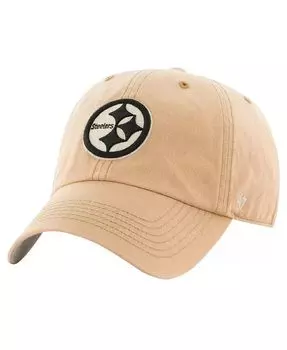 Мужская непринужденная приталенная шляпа цвета хаки Pittsburgh Steelers Dusted '47 Brand, бежевый