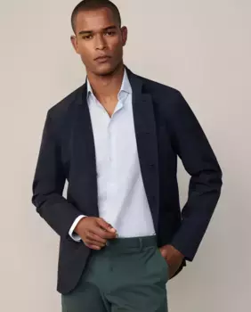 Мужская непромокаемая куртка Hackett, темно-синий