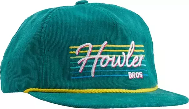 Мужская неструктурированная бейсболка Snapback Howler Brothers, цвет Howler Beach Cl/Teal Cord