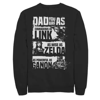 Мужская Nintendo Legend Of Zelda Dad связана с игровым флисом Licensed Character