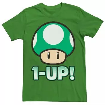Мужская Nintendo Super Mario 1-Up! Грибная футболка Licensed Character