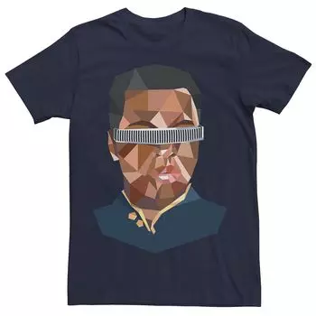 Мужская низкополигональная футболка Star Trek Next Generation Geordi Licensed Character
