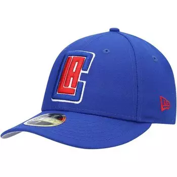 Мужская низкопрофильная облегающая шляпа New Era Royal LA Clippers Team 59FIFTY