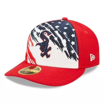 Мужская низкопрофильная шляпа New Era Red Chicago White Sox 2022, 4 июля 59FIFTY