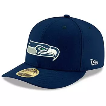 Мужская низкопрофильная структурированная шляпа New Era Seattle Seahawks Omaha 59FIFTY