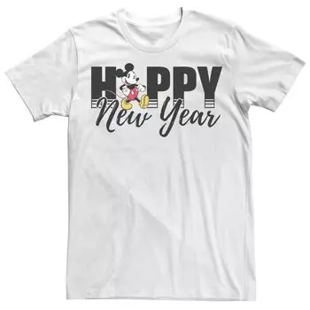 Мужская новогодняя футболка с Микки Маусом Disney Happy New Year Licensed Character