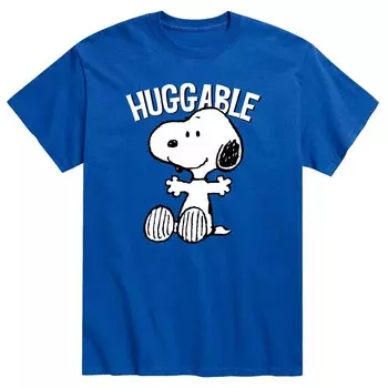 Мужская объемная футболка Peanuts Snoopy Licensed Character, синий