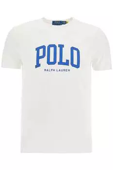 Мужская облегающая футболка с логотипом Polo Ralph Lauren, белый