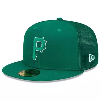 Мужская облегающая кепка New Era Green Pittsburgh Pirates 2022 ко Дню Святого Патрика 59FIFTY