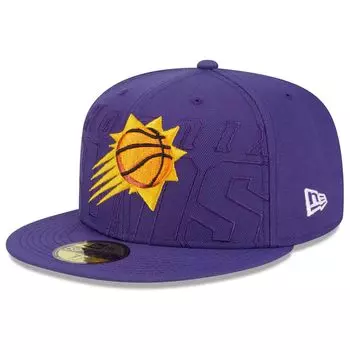 Мужская облегающая кепка New Era Purple Phoenix Suns 2023 NBA Draft 59FIFTY