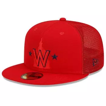 Мужская облегающая кепка New Era Red Washington Nationals 2022 59FIFTY