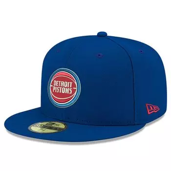 Мужская облегающая кепка New Era Royal Detroit Pistons, цвет 59FIFTY