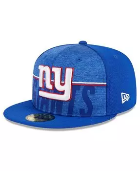 Мужская облегающая кепка Royal New York Giants 2023 NFL Training Camp 59FIFTY New Era