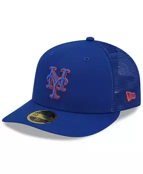 Мужская облегающая кепка Royal New York Mets 2022 с низким профилем 59FIFTY New Era