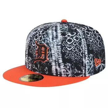 Мужская облегающая шляпа New Era Black Detroit Tigers Sands 59FIFTY, цвет Tgr Black